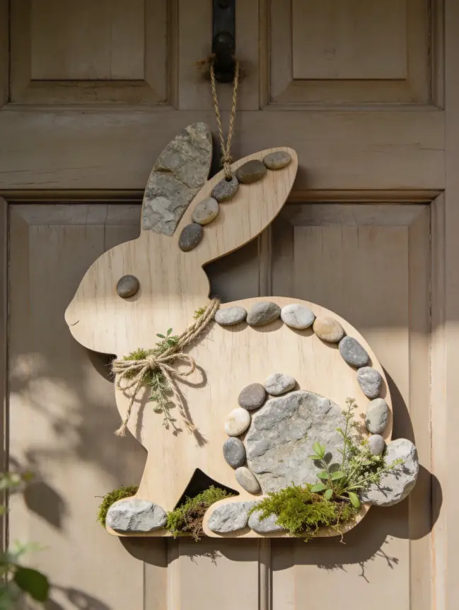 easter bunny door decoration ideas