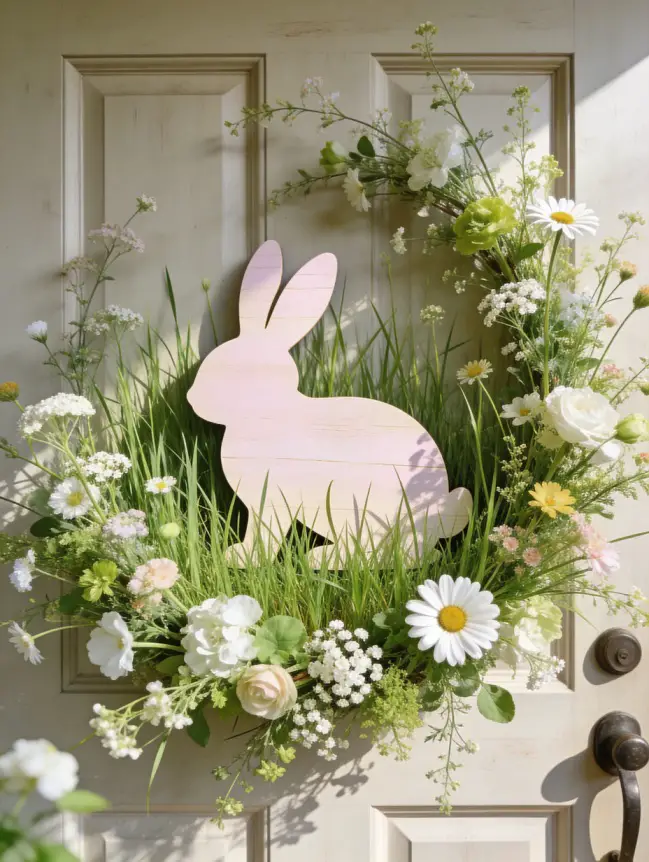 easter bunny door decoration ideas