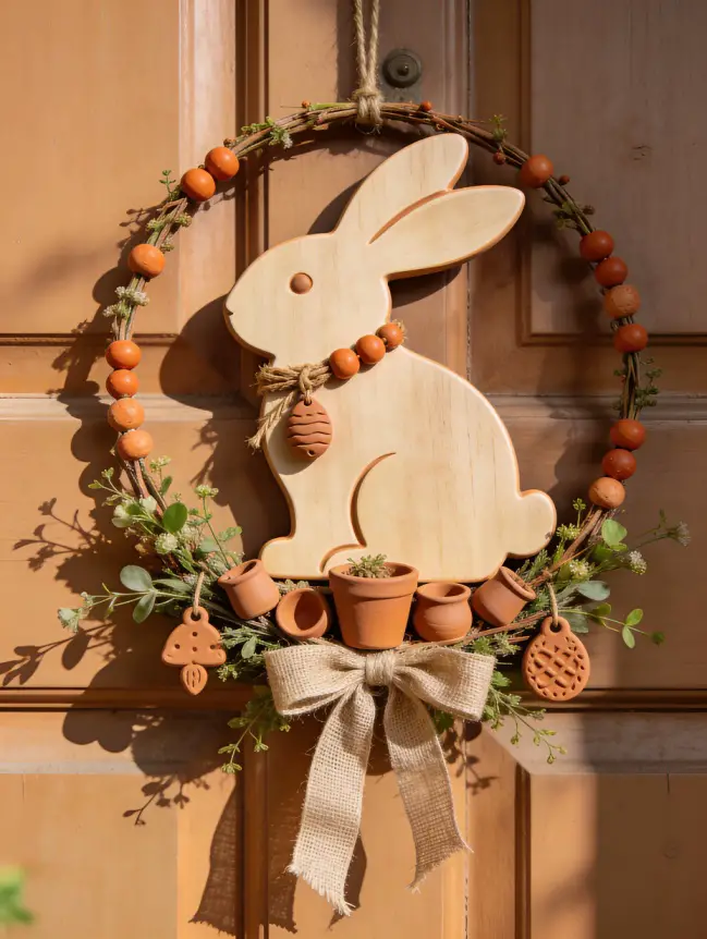 easter bunny door decoration ideas