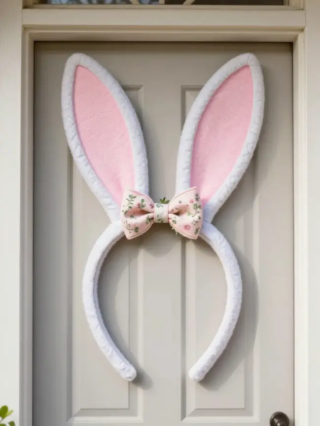 easter bunny door decoration ideas