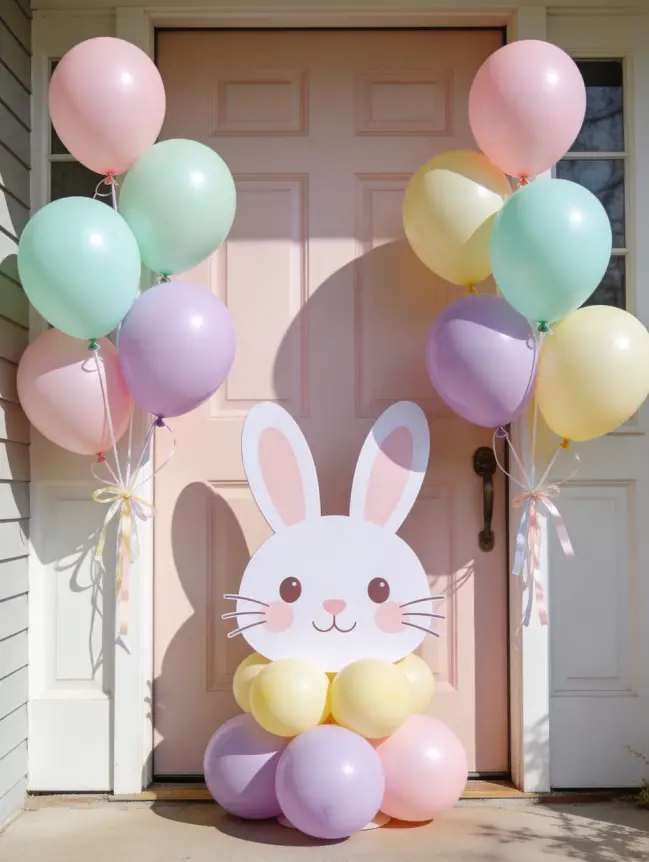 easter bunny door decoration ideas