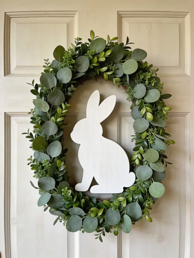 easter bunny door decoration ideas