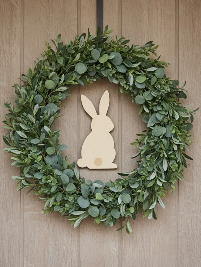 easter bunny door decoration ideas
