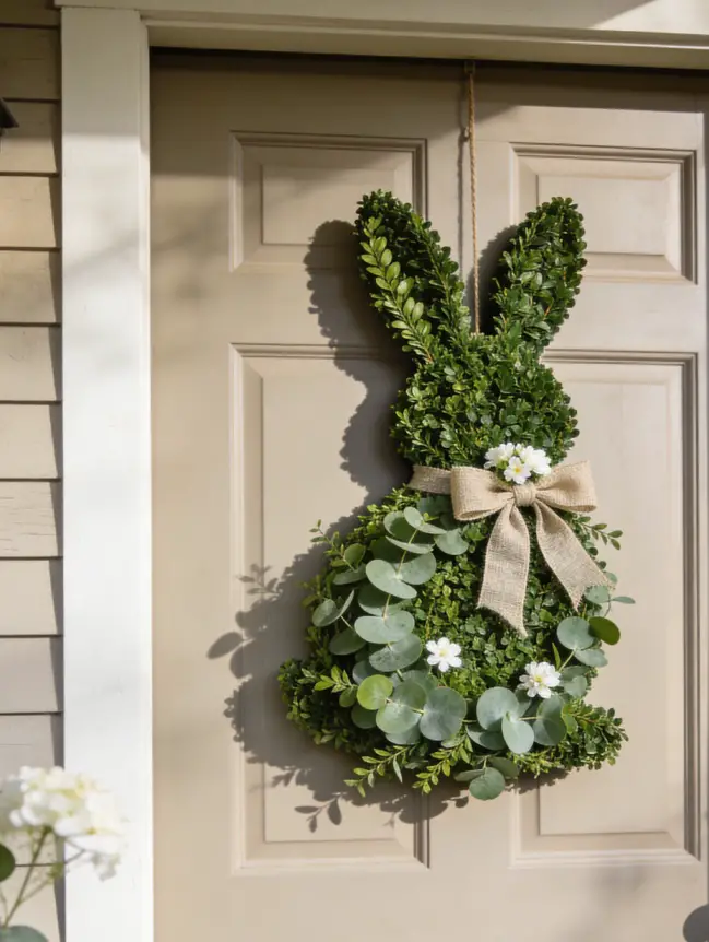 easter bunny door decoration ideas