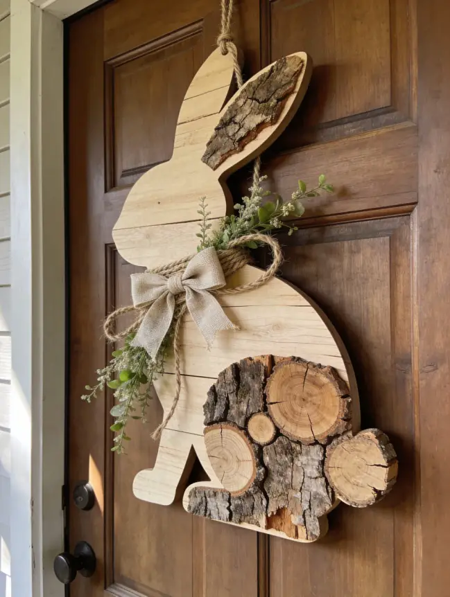 easter bunny door decoration ideas