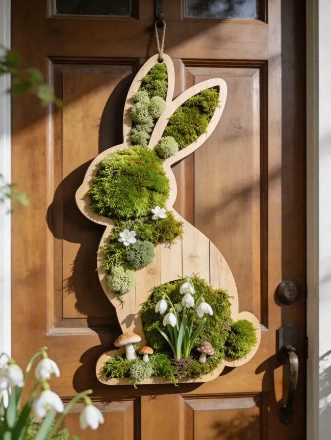 easter bunny door decoration ideas