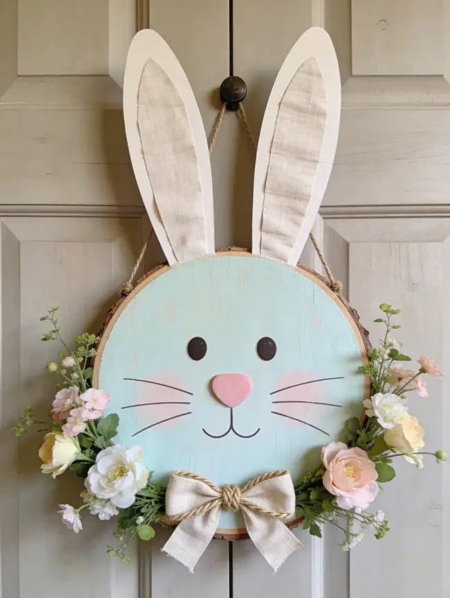 easter bunny door decoration ideas