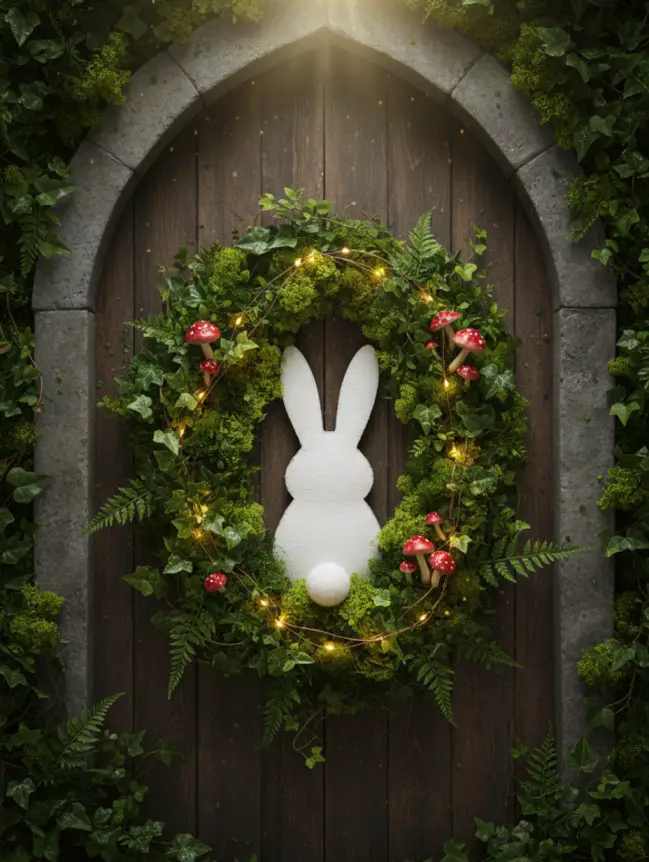 easter bunny door decoration ideas