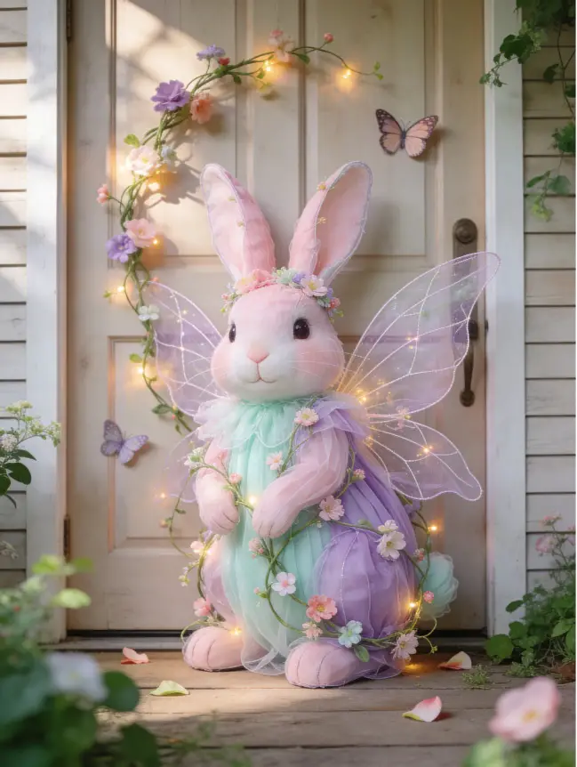 easter bunny door decoration ideas