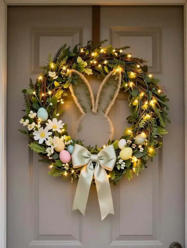 easter bunny door decoration ideas