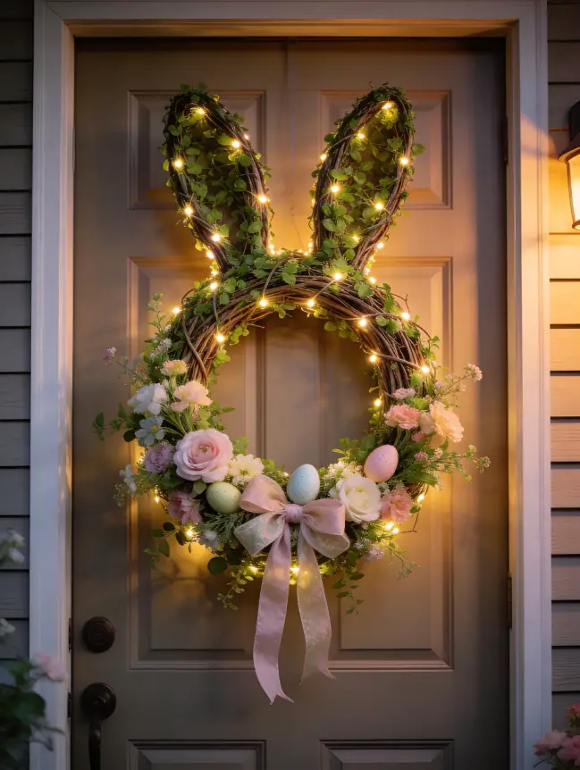 easter bunny door decoration ideas
