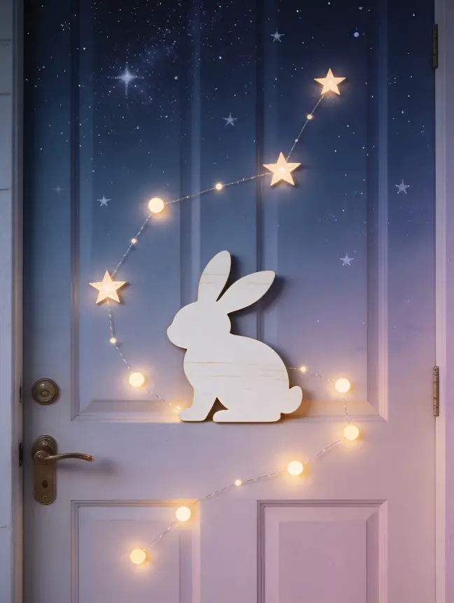 easter bunny door decoration ideas