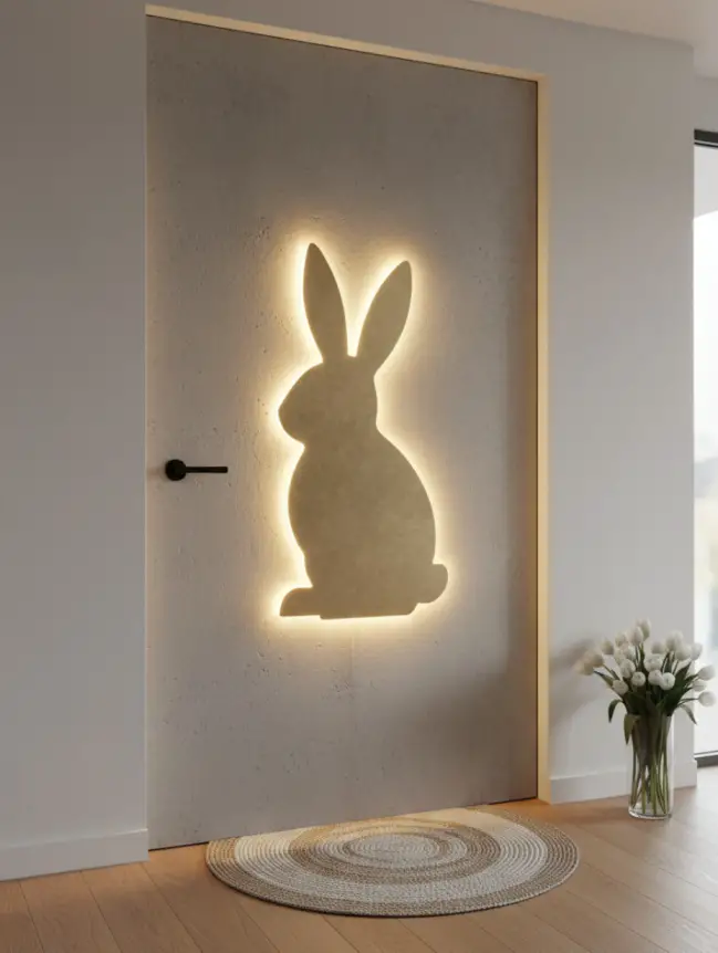 easter bunny door decoration ideas