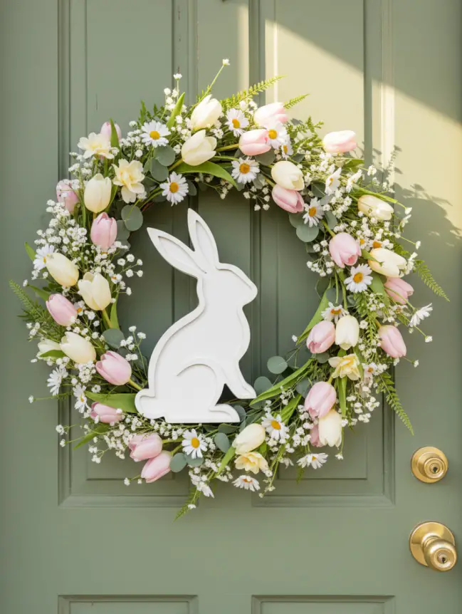 easter bunny door decoration ideas