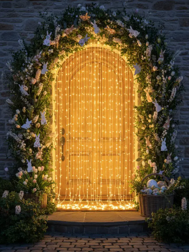 easter bunny door decoration ideas