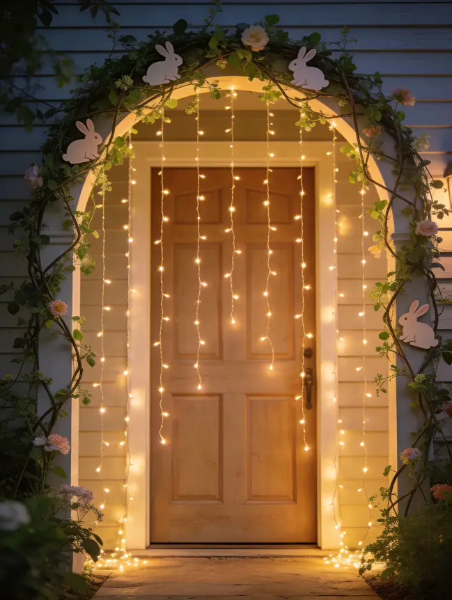 easter bunny door decoration ideas