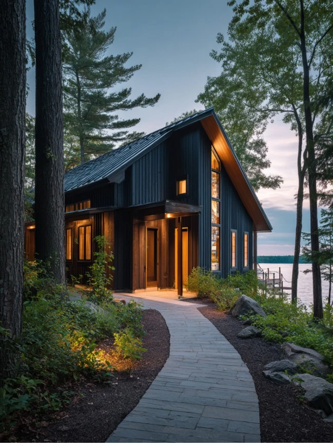 modern cottage lake house ideas