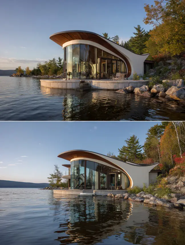 modern cottage lake house ideas