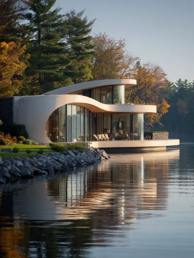 modern cottage lake house ideas