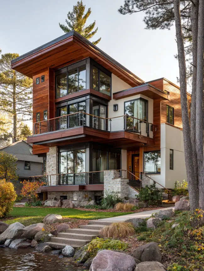 modern cottage lake house ideas