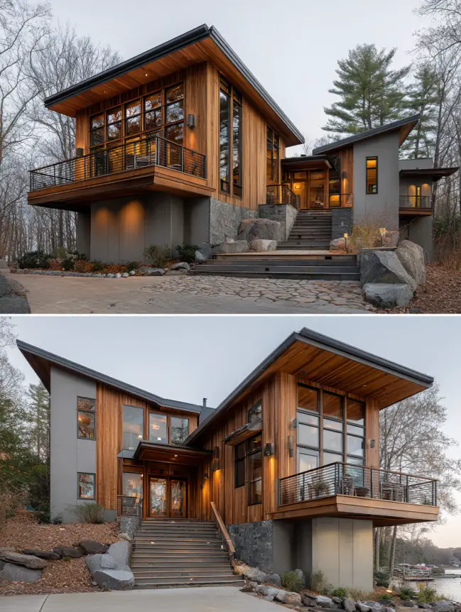 modern cottage lake house ideas