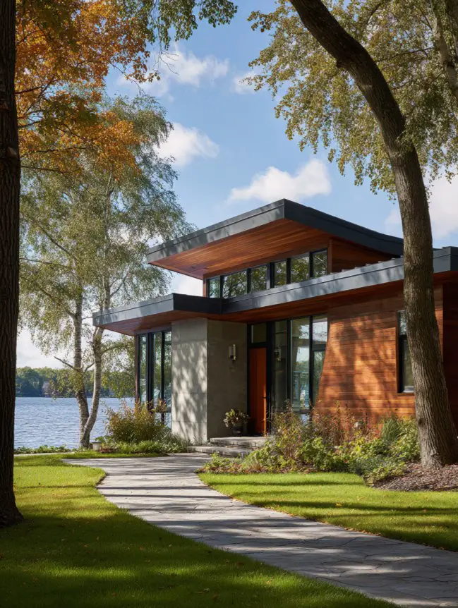 modern cottage lake house ideas