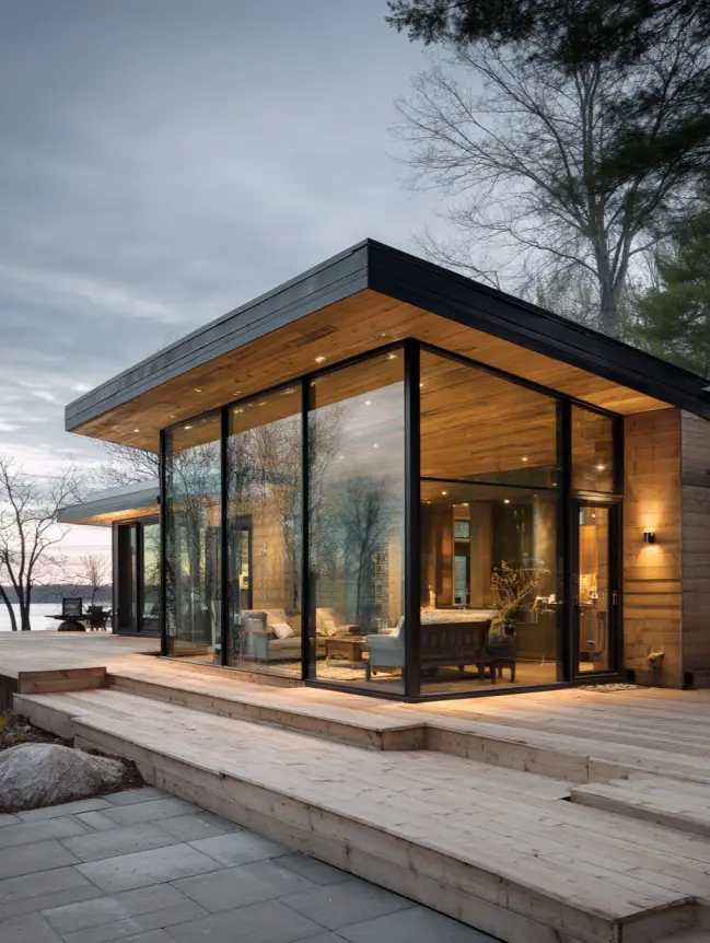 modern cottage lake house ideas