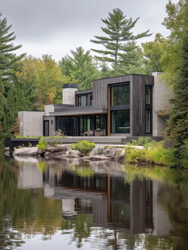 modern cottage lake house ideas