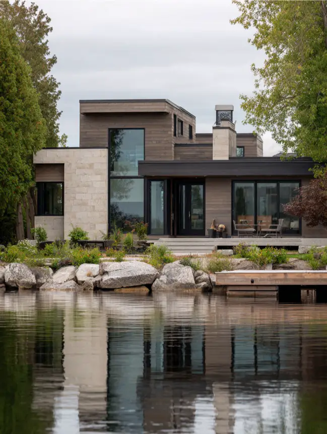 modern cottage lake house ideas