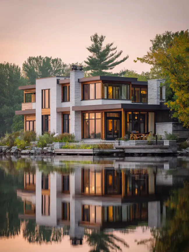 modern cottage lake house ideas