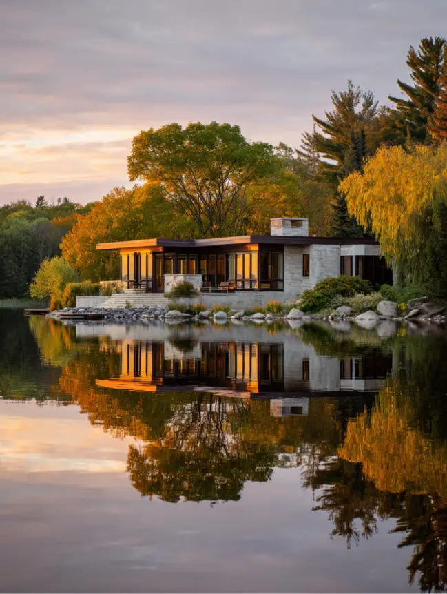 modern cottage lake house ideas