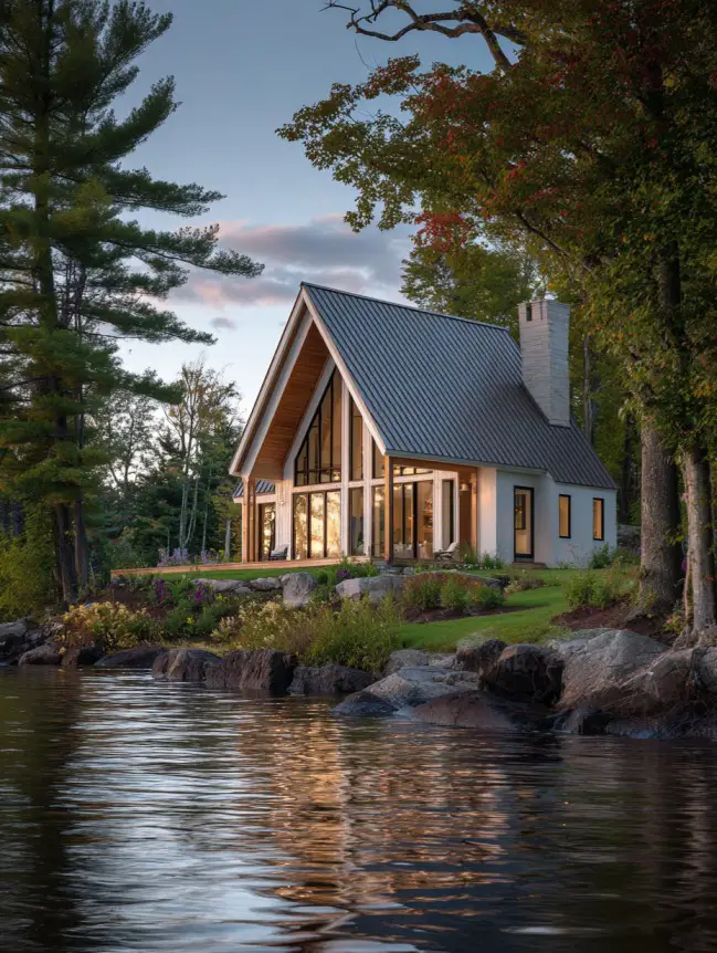 modern cottage lake house ideas