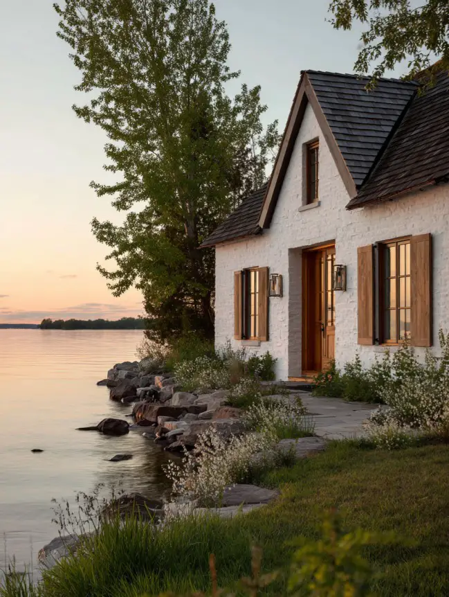 modern cottage lake house ideas