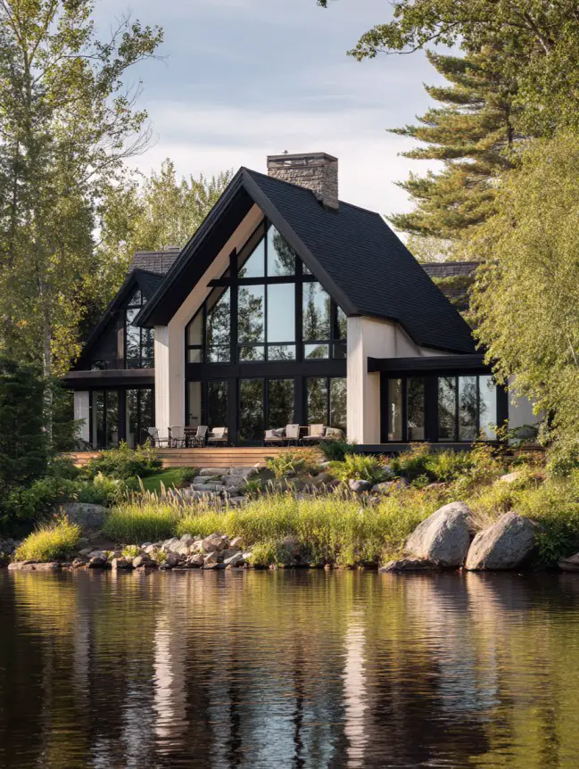 modern cottage lake house ideas