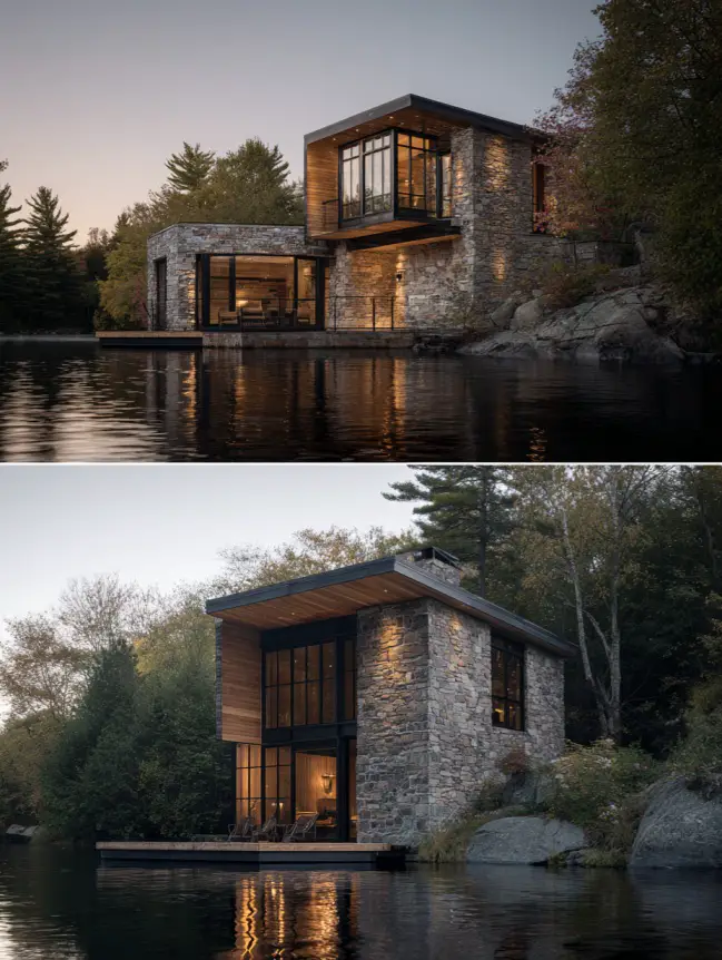 modern cottage lake house ideas