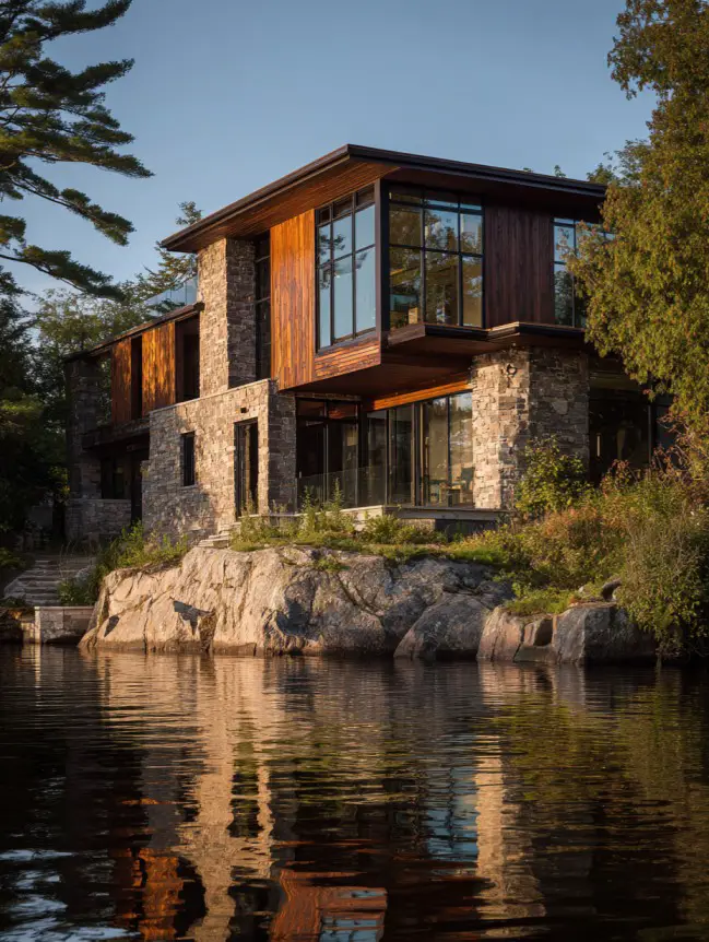 modern cottage lake house ideas