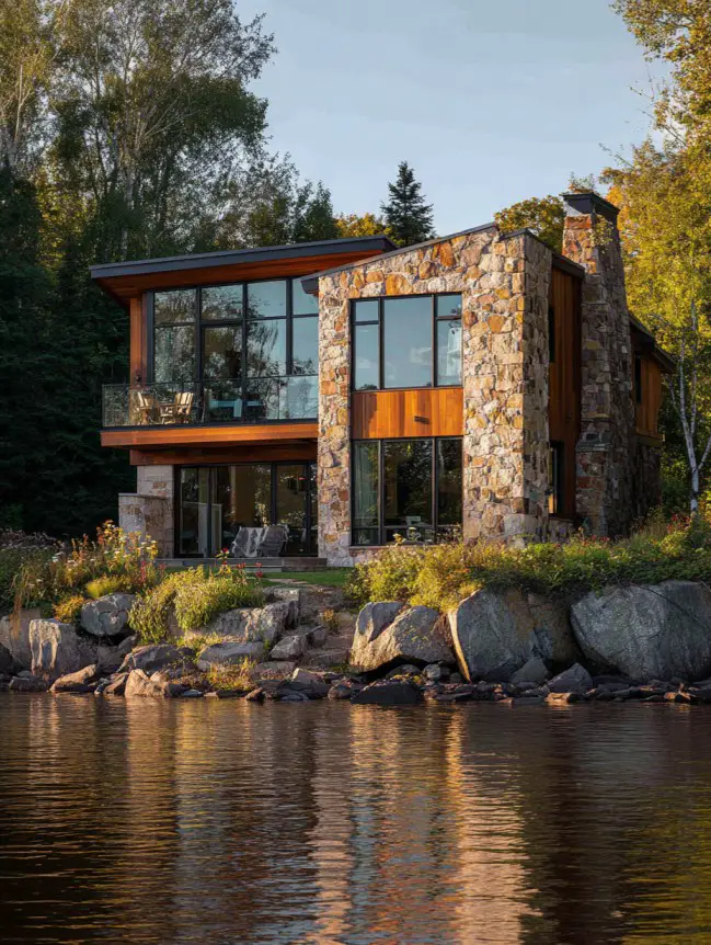 modern cottage lake house ideas