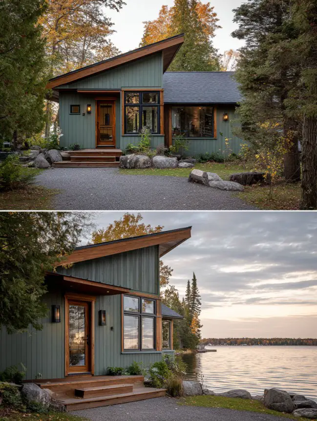 modern cottage lake house ideas
