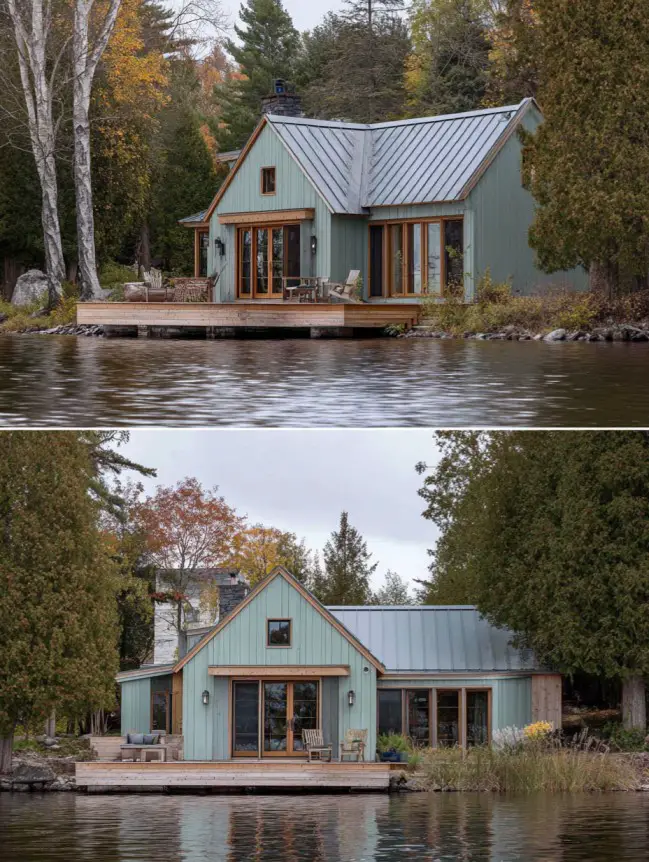 modern cottage lake house ideas