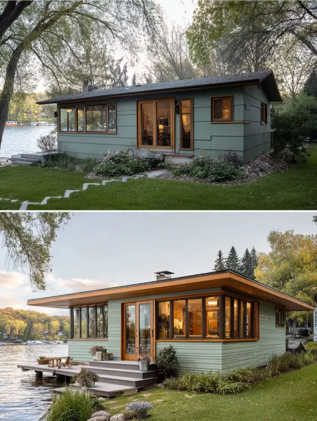 modern cottage lake house ideas