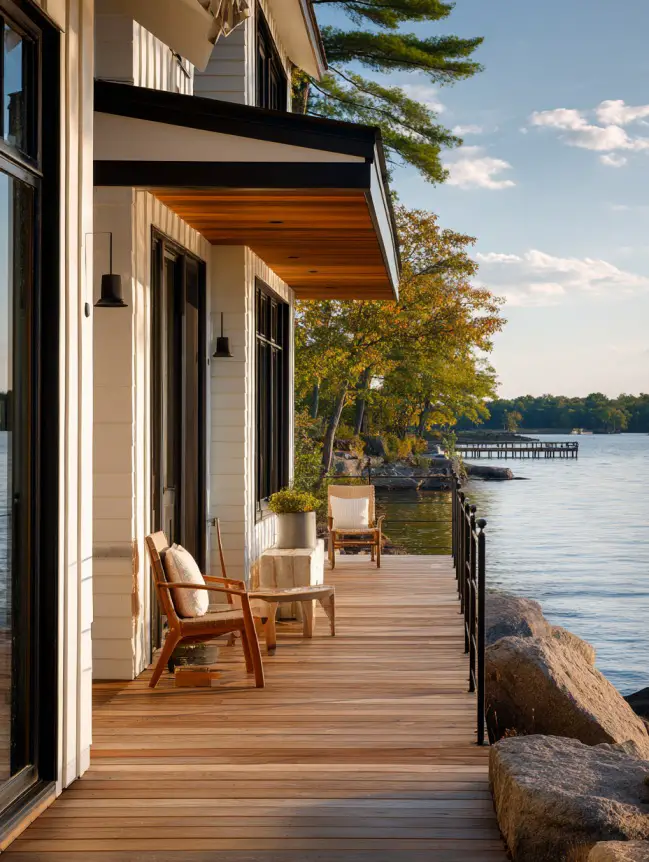 modern cottage lake house ideas