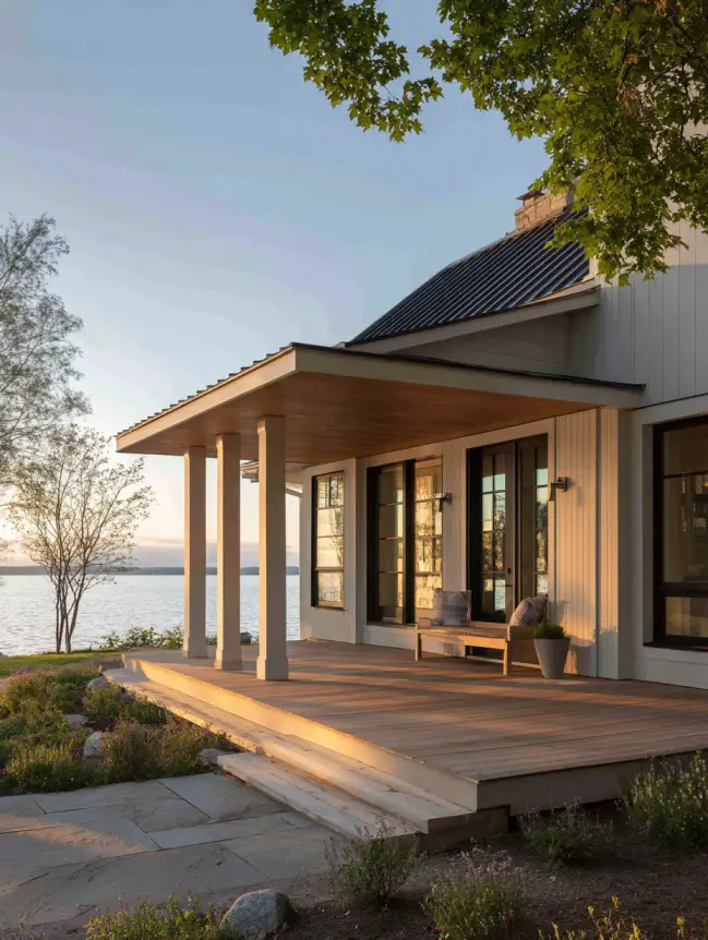 modern cottage lake house ideas