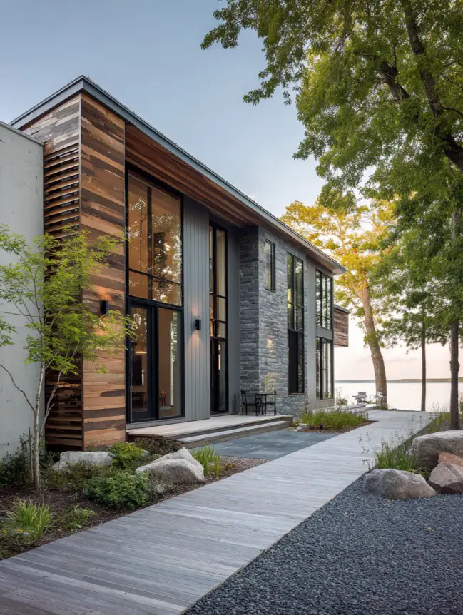 modern cottage lake house ideas
