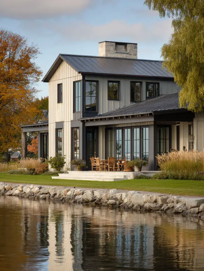 modern cottage lake house ideas
