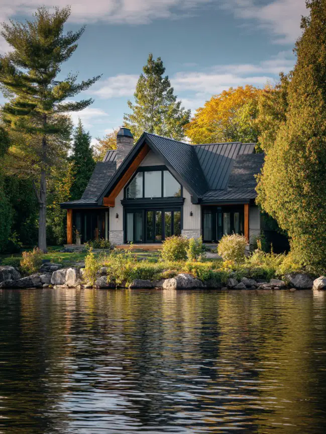 modern cottage lake house ideas