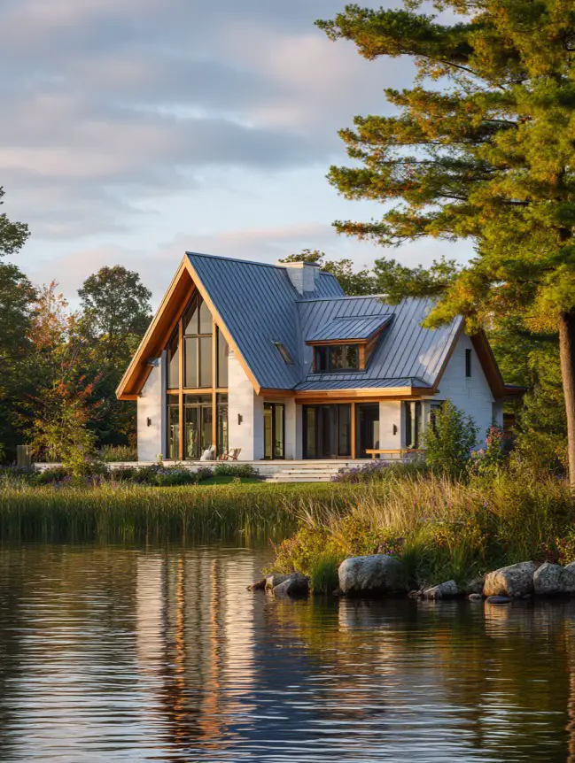 modern cottage lake house ideas