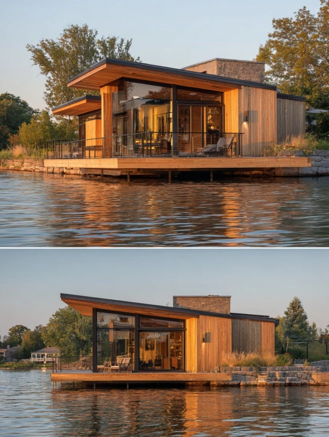 modern cottage lake house ideas