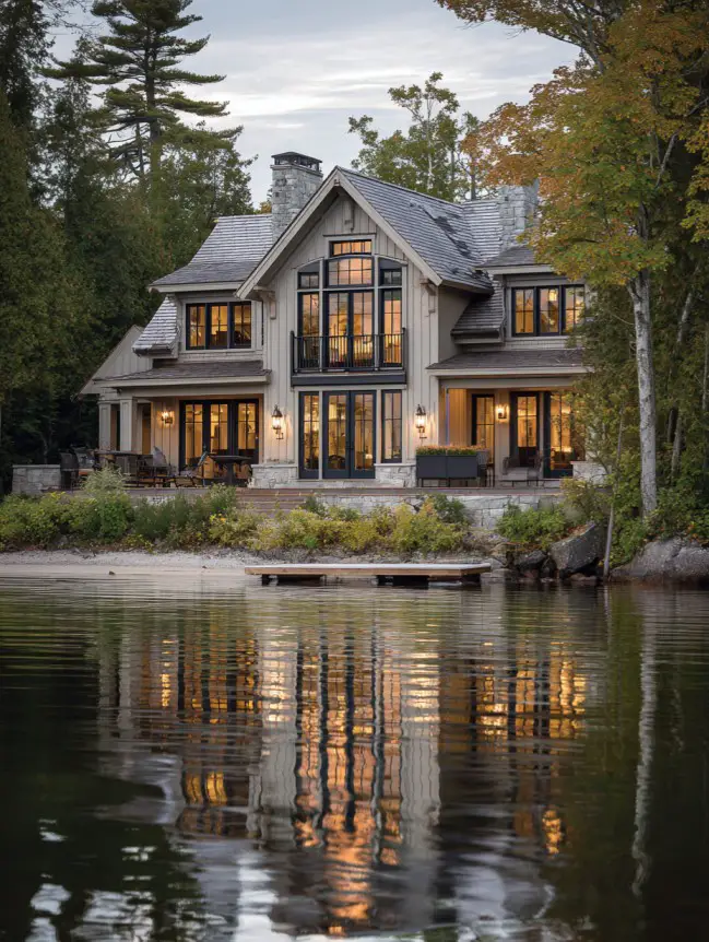 modern cottage lake house ideas