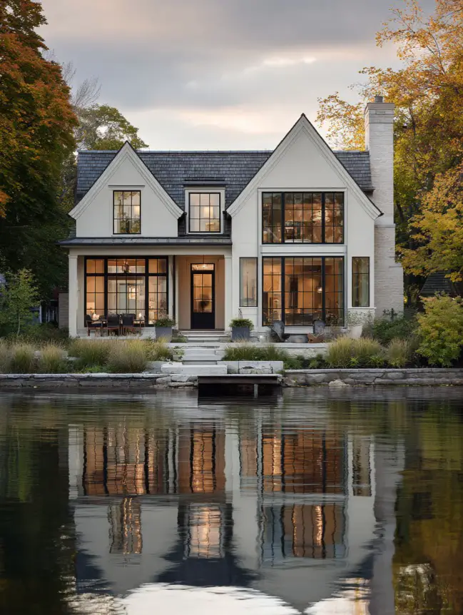 modern cottage lake house ideas