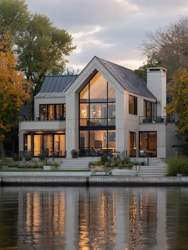 modern cottage lake house ideas